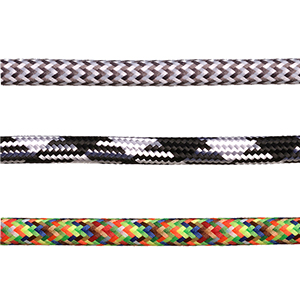 Fil électrique tissu à motif